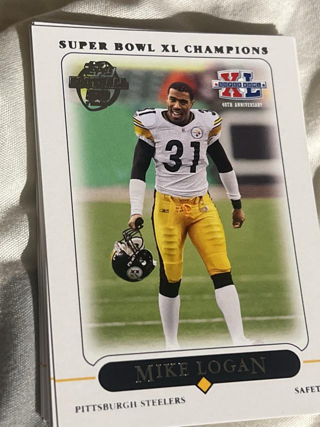 2006 Topps Pittsburg Steelers Super Bowl Champions Mike Logan ﻿Base #32