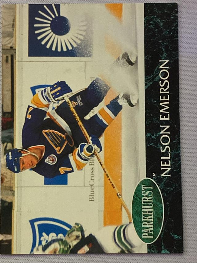 1992-93 Parkhurst Hockey Nelson Emerson ﻿Series 1 #152