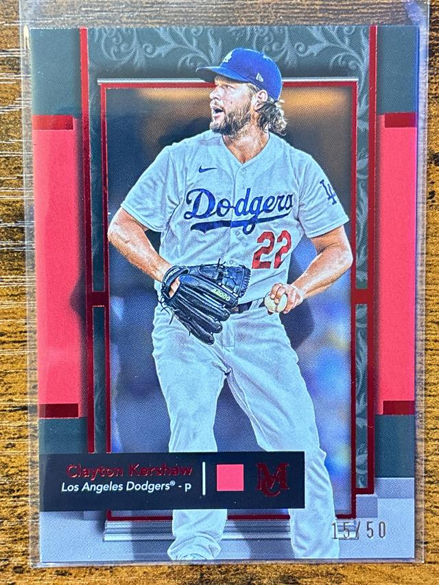 2024 Topps Museum Collection Clayton Kershaw  Ruby /50 #33 Dodgers Pitcher 