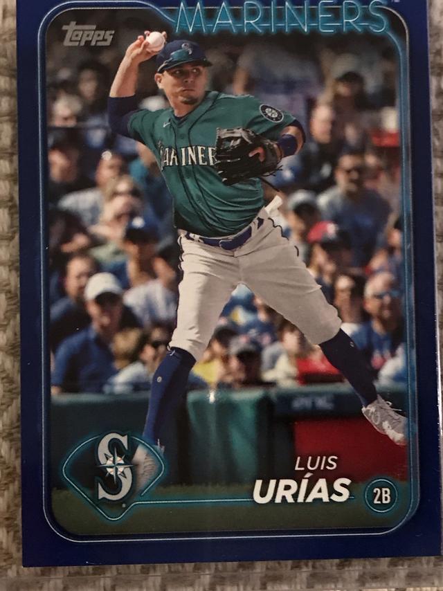 2024 Topps Series 2 Luis Urías BASE SET Royal Blue #674