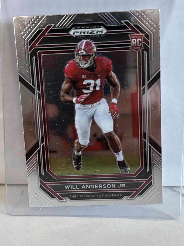 2023 Panini Prizm Draft Picks Football Will Anderson Jr. Base Set #162