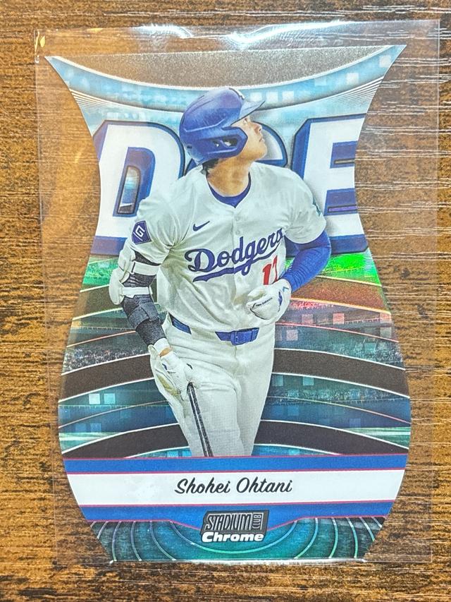 2024 Topps Stadium Club Shohei Ohtani Triumvirates #TRI-2 Dodgers 50/50