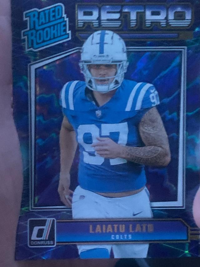 2024 Donruss Football Laiatu Latu The Elite Series Rookies #15