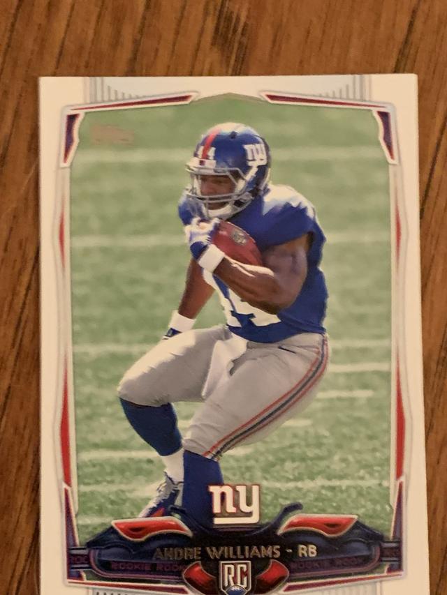 2014 Topps Football Andre Williams Base Set #370