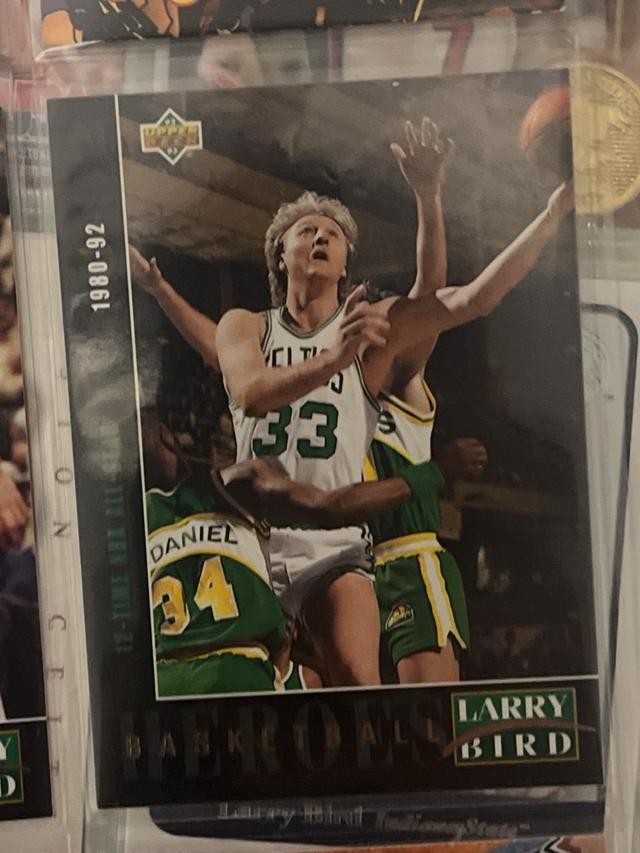 1992-93 Upper Deck Larry Bird ﻿ Basketball Heroes: #21