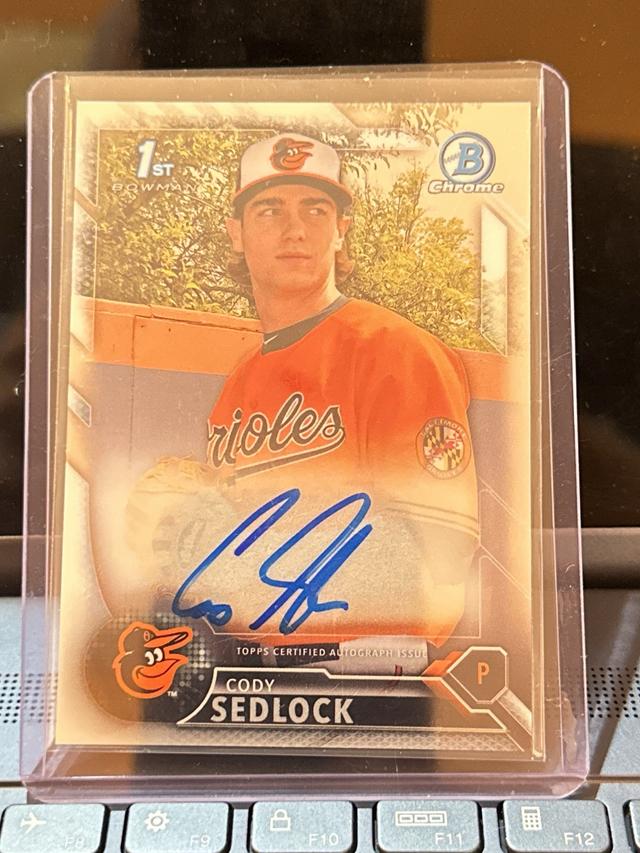 2016 Bowman Draft Cody Sedlock Chrome Draft Pick Autographs Set #CDA-CS