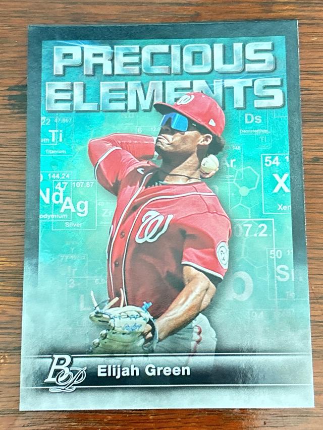 2023 Bowman Platinum Elijah Green PRECIOUS ELEMENTS #PE-24