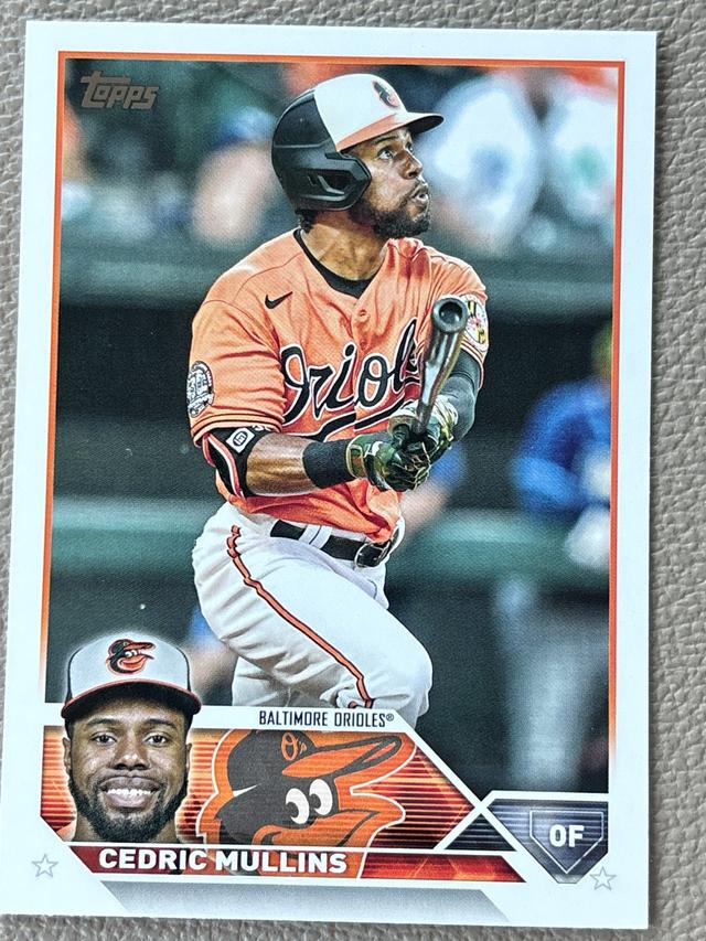 2023 Topps Series 1 Cedric Mullins BASE COMPLETE SET #317