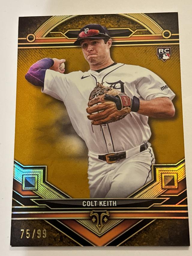 Colt Keith 2024 Topps Triple Threads Gold Rookie RC /99 #8