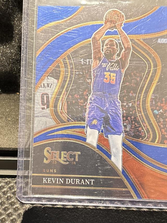 2023-24 Panini Select Basketball Kevin Durant Courtside Blue #202