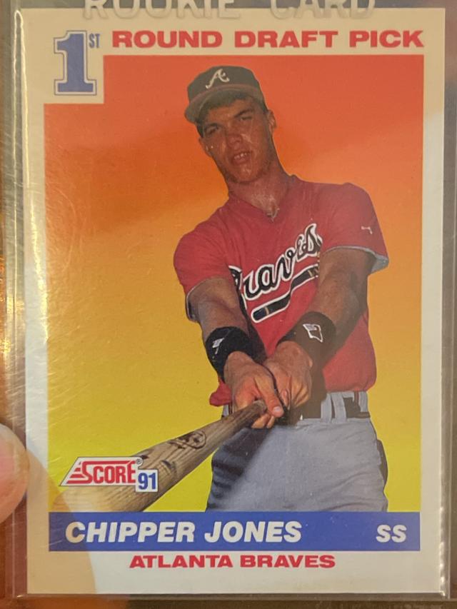 1991 Score Chipper Jones Series Two #671