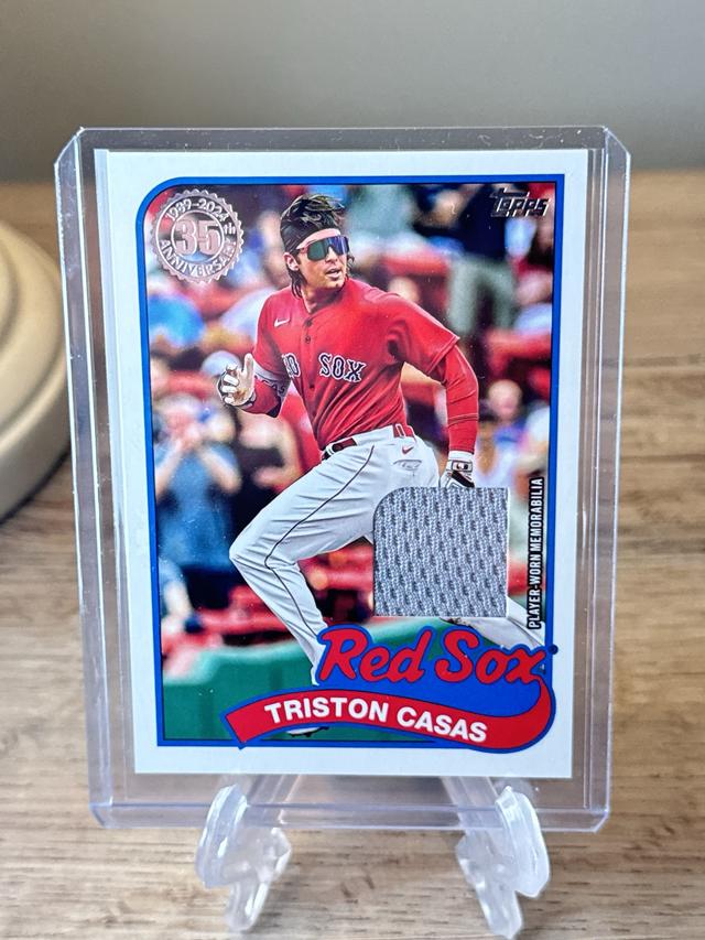 2024 Topps Series 2 Triston Casas 1989 TOPPS BASEBALL RELICS #89R2-TC