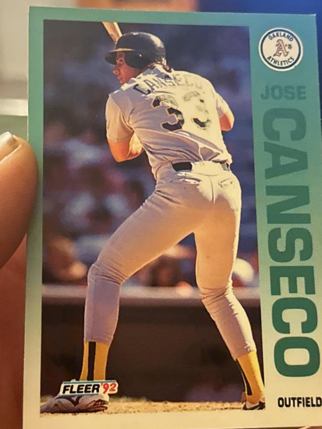 1992 Fleer Jose Canseco ﻿Base Set #252