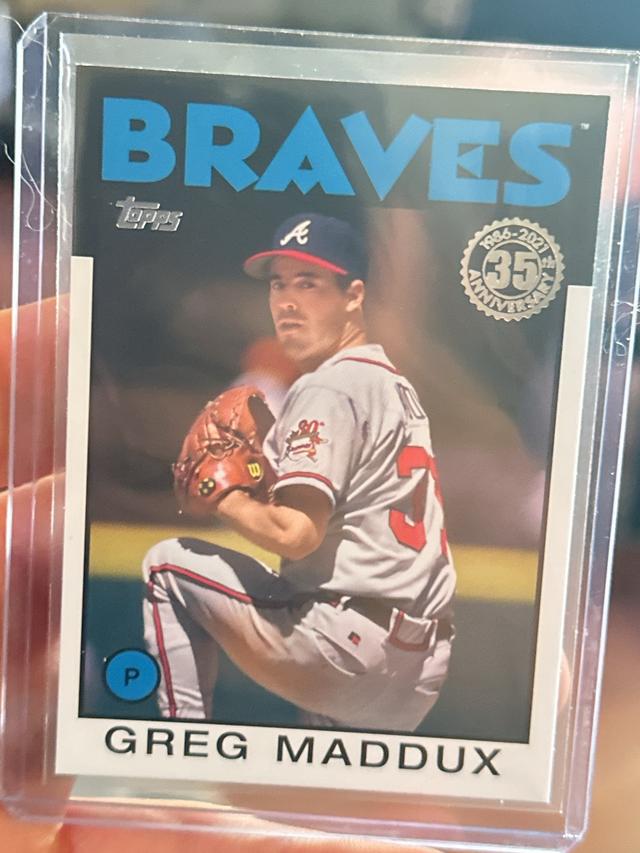 2021 Topps Update Greg Maddux 1986 TOPPS BASEBALL #86B-41