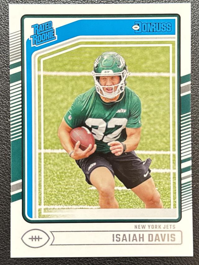 2024 Donruss Football Isaiah Davis Rated Rookies #386