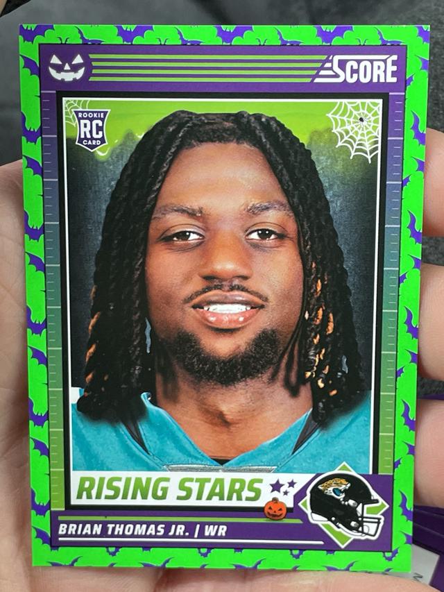 2024 Panini Score A Treat Brian Thomas Jr. Rising Stars Green Bats #7