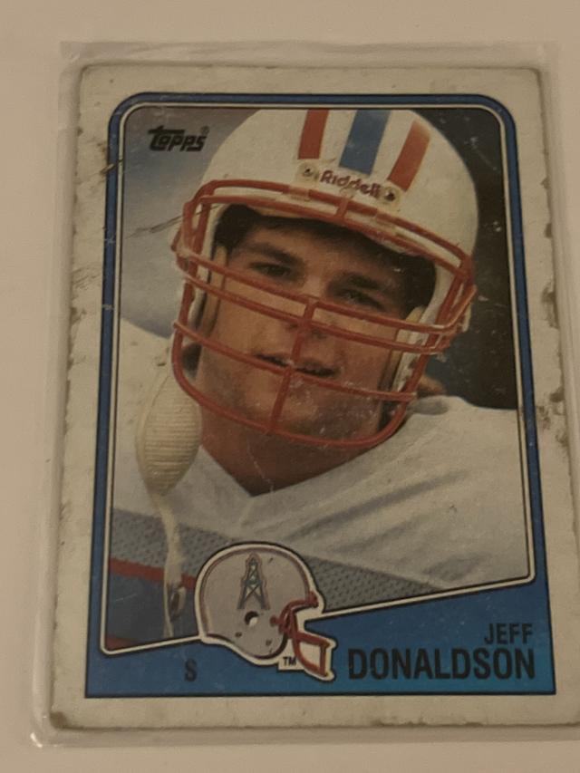 1988 Topps Football Jeff Donaldson Base Set #115