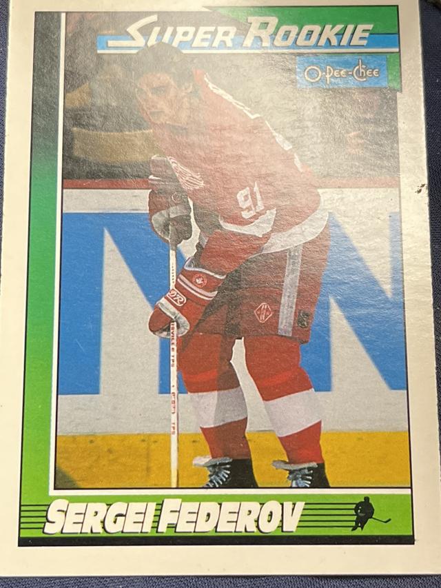 1991-92 O-Pee-Chee Sergei Fedorov ﻿Base #8