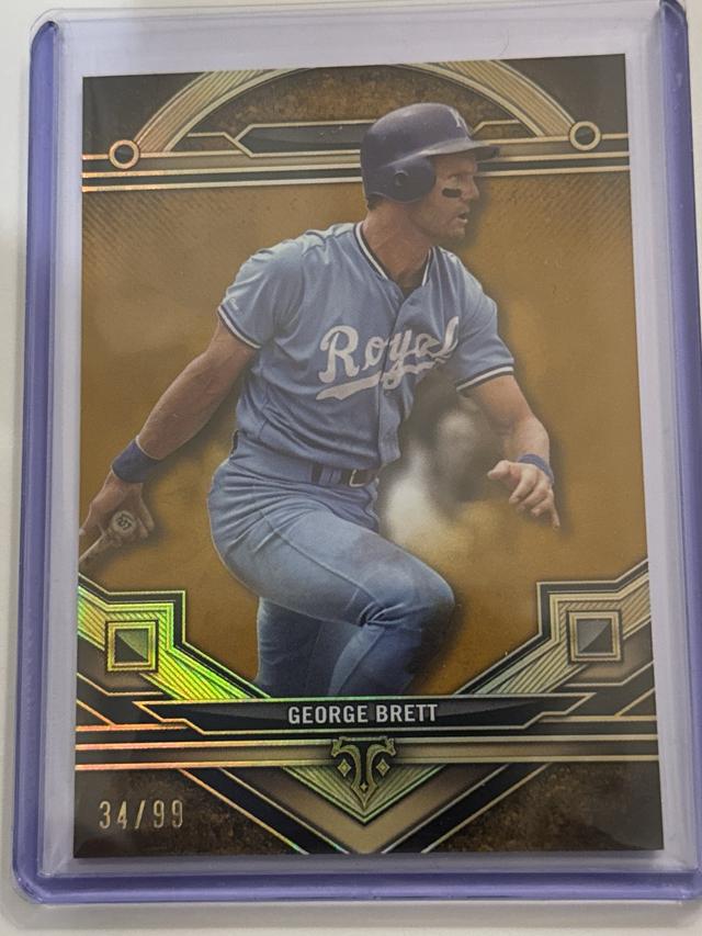 George Brett 2024 Topps Triple Threads ﻿Gold /99 #141