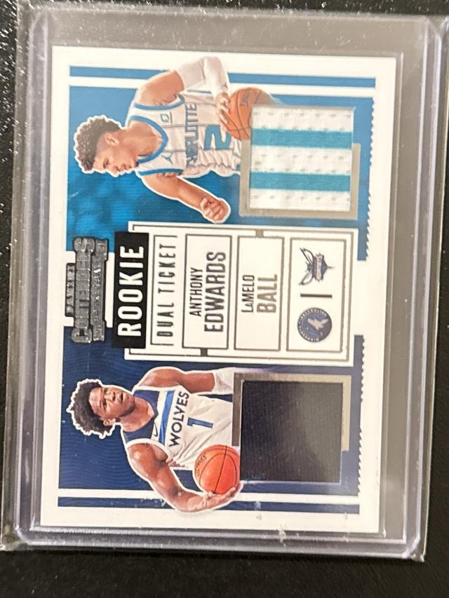 2020-21 Panini Contenders Basketball Anthony Edwards/LaMelo Ball #RD-AL