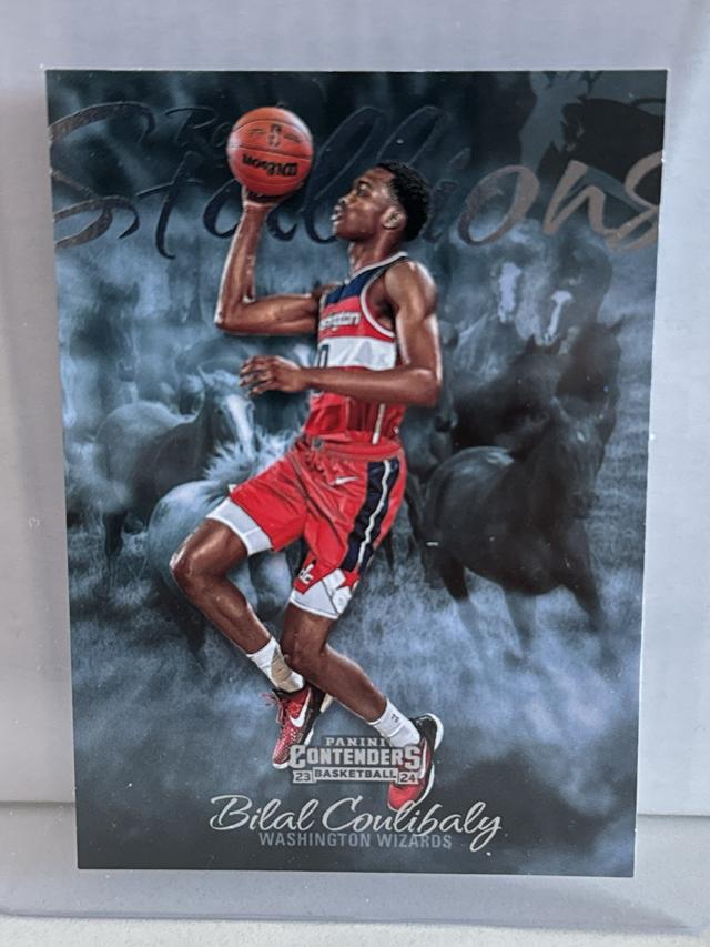 2023-24 Panini Contenders Bilal Coulibaly Rookie Stallions  #4