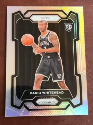 2023-24 Panini Prizm Dariq Whitehead ﻿Base Set Silver Prizms #175