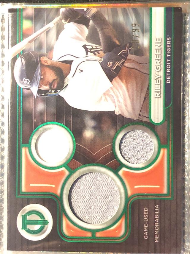 2024 Topps Tribute Riley Greene Green /99 #TTR-RG