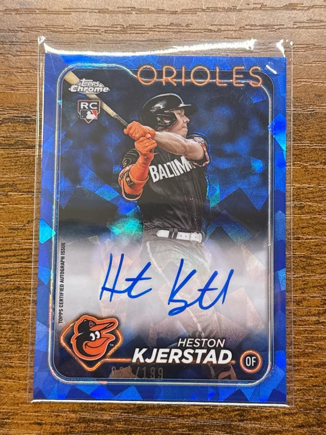 2024 Topps Chrome Sapphire Heston Kjerstad Autographs /199 #CSA-HK