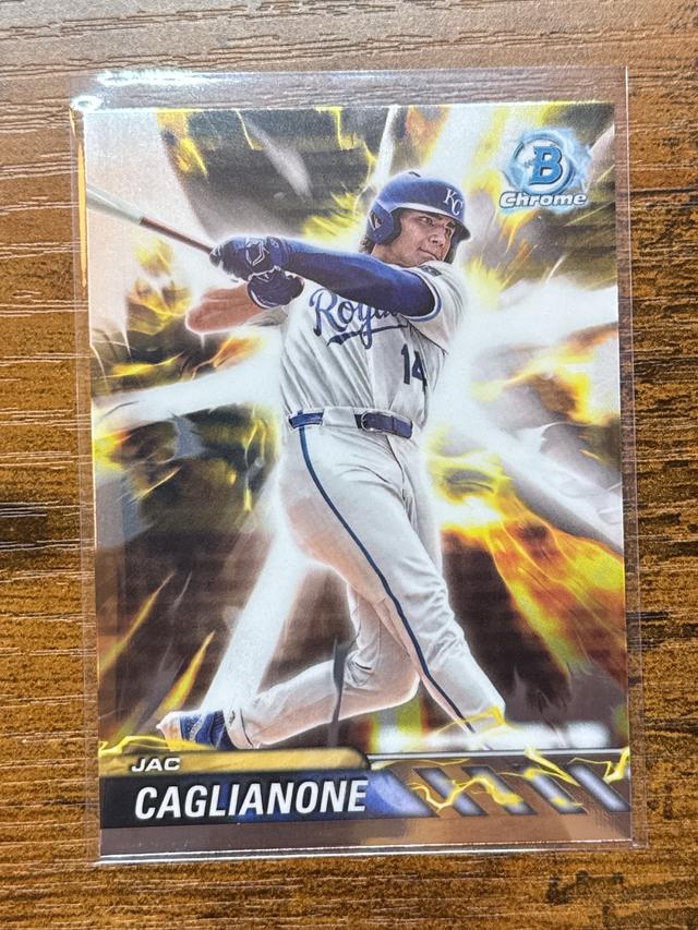 2024 Bowman Chrome Draft Jac Caglianone Plasma Power #PP-3 Royals