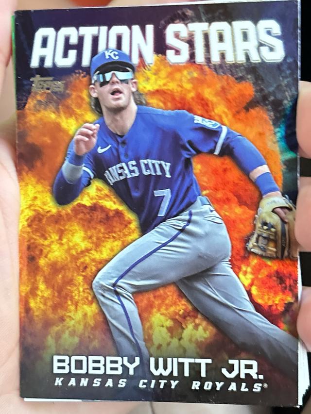 2023 Topps Update Series Bobby Witt Jr. ACTION STARS #AS-17