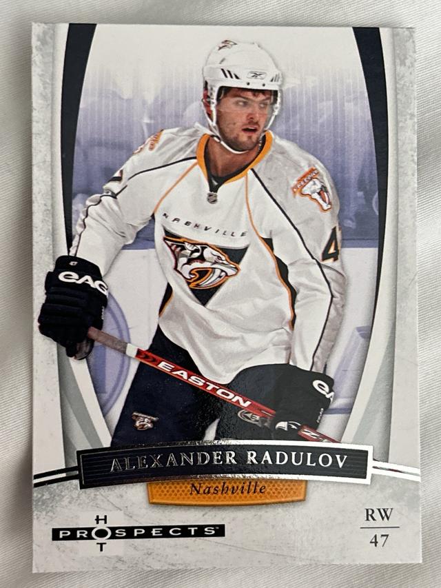 2007-08 Fleer Hot Prospects Hockey Alexander Radulov ﻿Series 1 #5