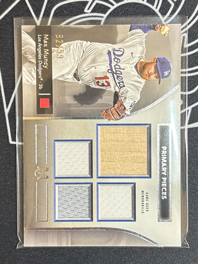 2024 Topps Museum Collection Max Muncy Quad Patch Bat Relic /99 #SPPQ-MM Dodgers