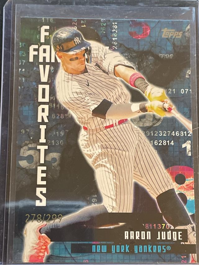 2024 Topps Series 2 Aaron Judge FANTASY FAVORITES Black /299 #FF-5