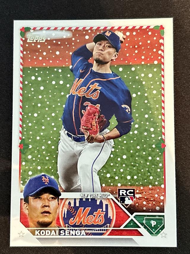 2023 Topps Holiday Kodai Senga BASE CARDS #H198