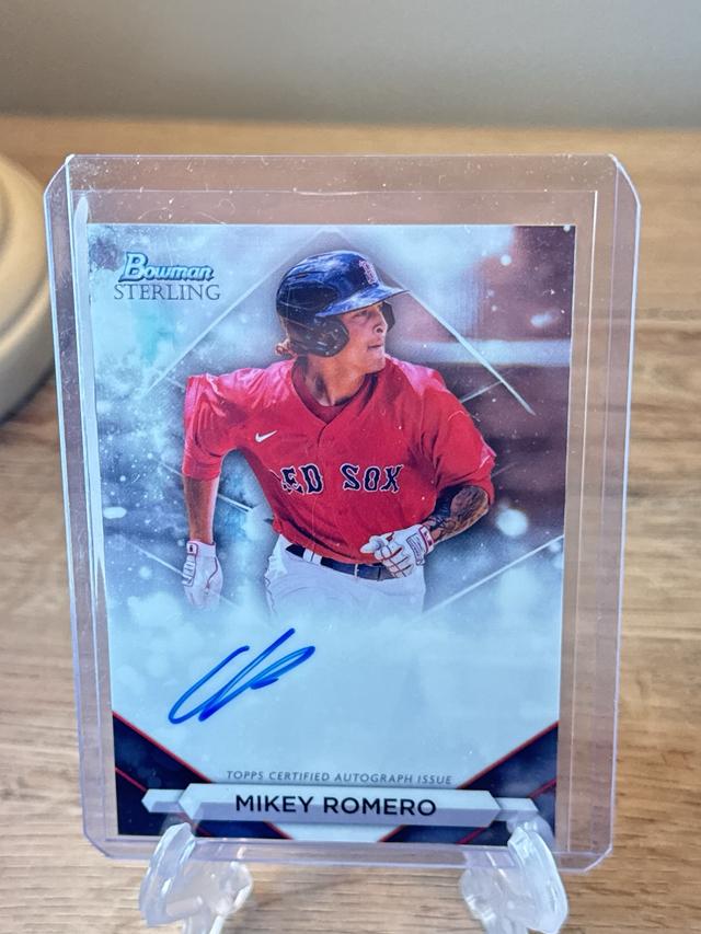 2023 Bowman Sterling Mikey Romero PROSPECT AUTOGRAPHS #PA-MR