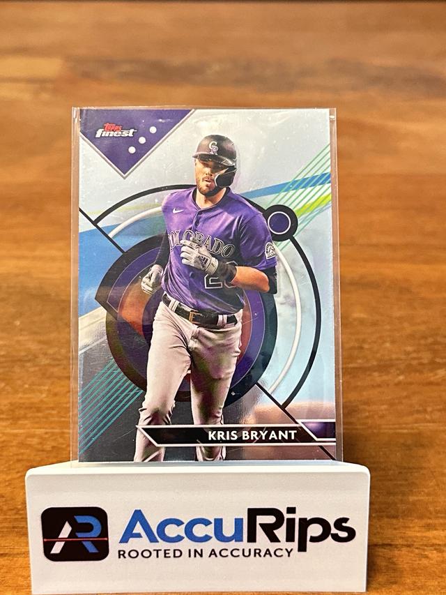 2023 Topps Finest Kris Bryant Base Set #55