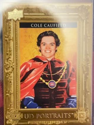 2023-24 Upper Deck Series 1 Cole Caufield UD Portraits Set #P-20