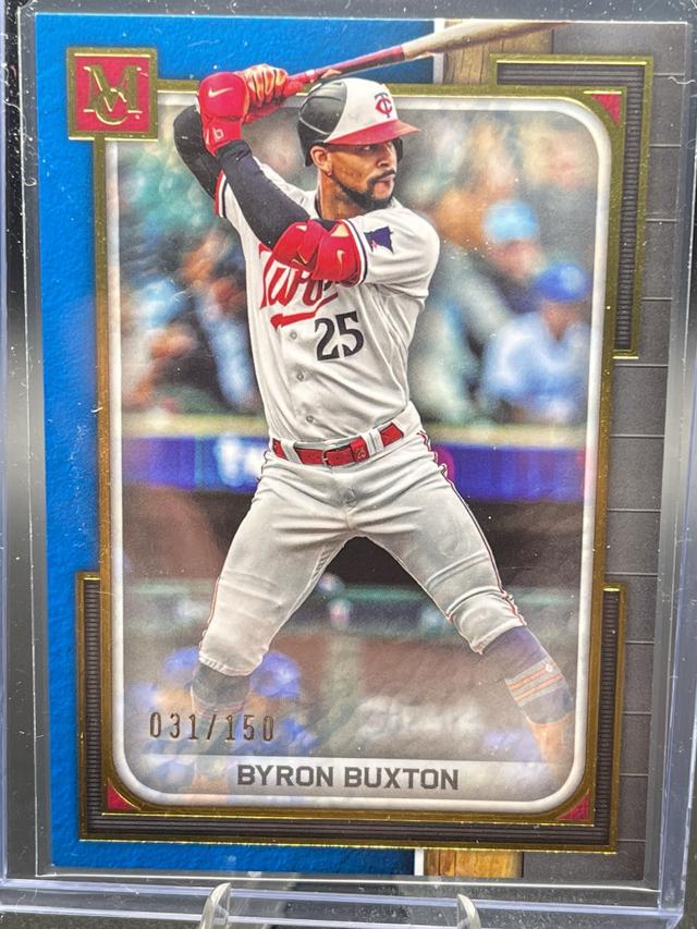 2023 Topps Museum Collection Byron Buxton BASE CARDS Sapphire /150 #96