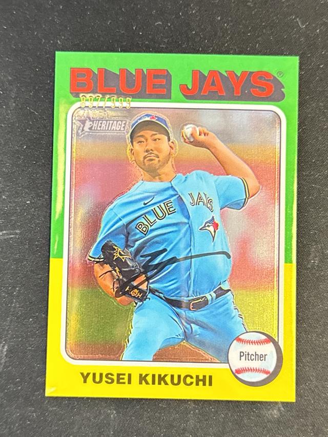 2024 Topps Heritage Yusei Kikuchi BASE CARDS CHROME VARIATION Chrome /999 #433