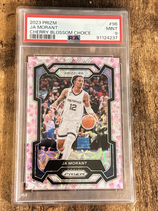 2023-24 Panini Prizm Ja Morant ﻿Base Set Choice Cherry Blossom Prizms /20 #96