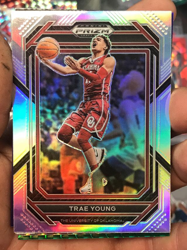 2023-24 Panini Prizm Draft Picks Trae Young Silver #54