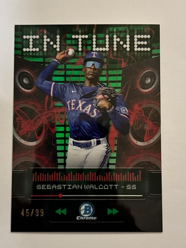 Sebastian Walcott 2024 Bowman Draft In Tune GREEN /99 #IT-20