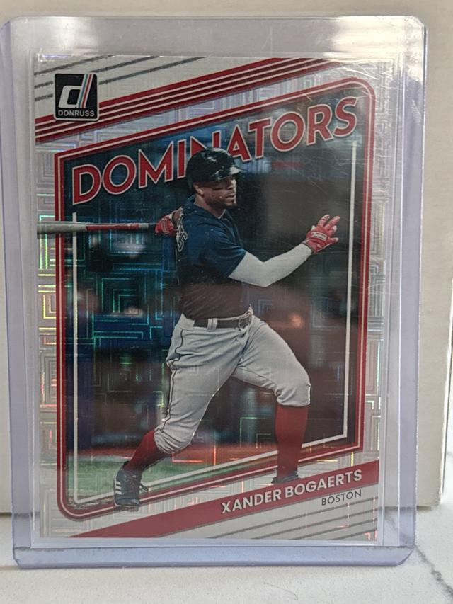 2022 Donruss Xander Bogaerts Dominators Set Vector #5