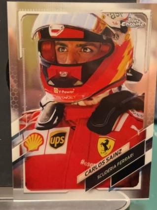 2021 Topps Chrome F1 Carlos Sainz Base Set #54