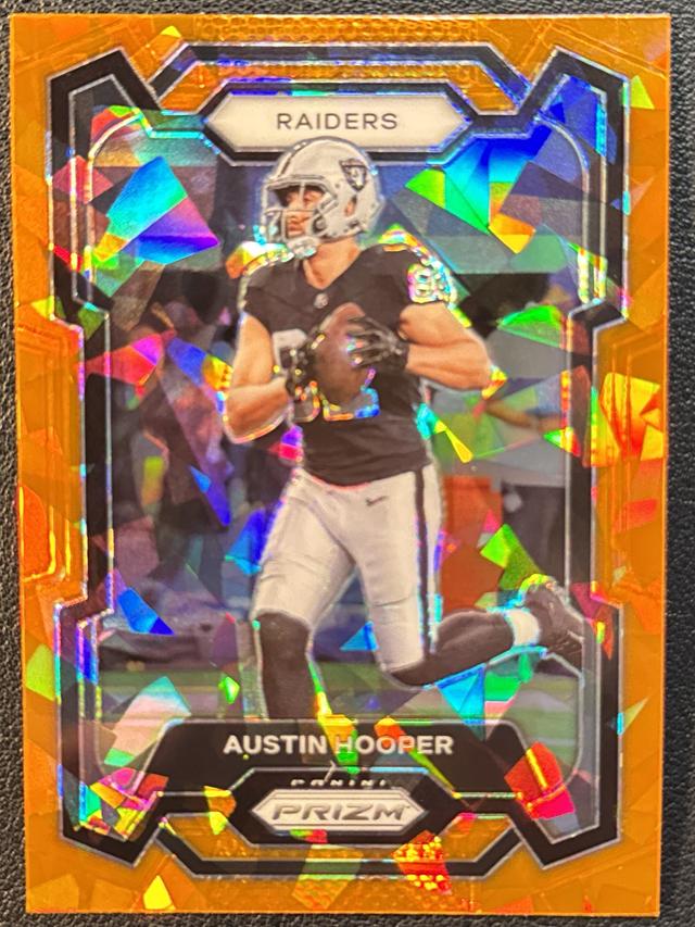 2023 Panini Prizm Football Austin Hooper Base Set Orange Ice #172