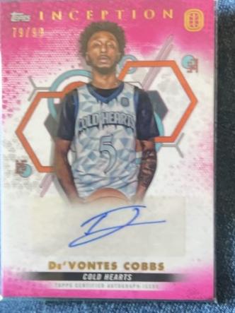 2022-23 Topps Inception OTE De'Vontes Cobbs Magenta /99 #IA-DC2