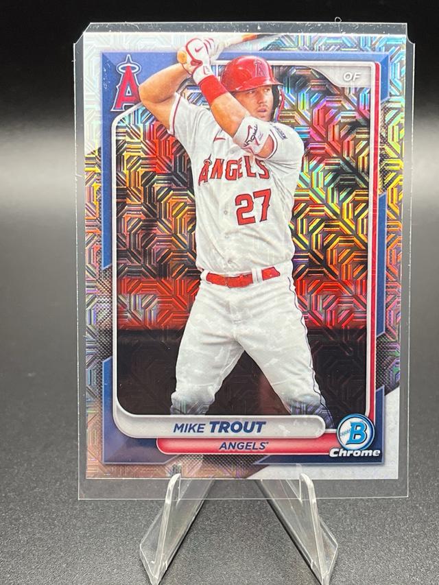 2024 Bowman Mega Box Mike Trout BASE CHROME CARDS #19