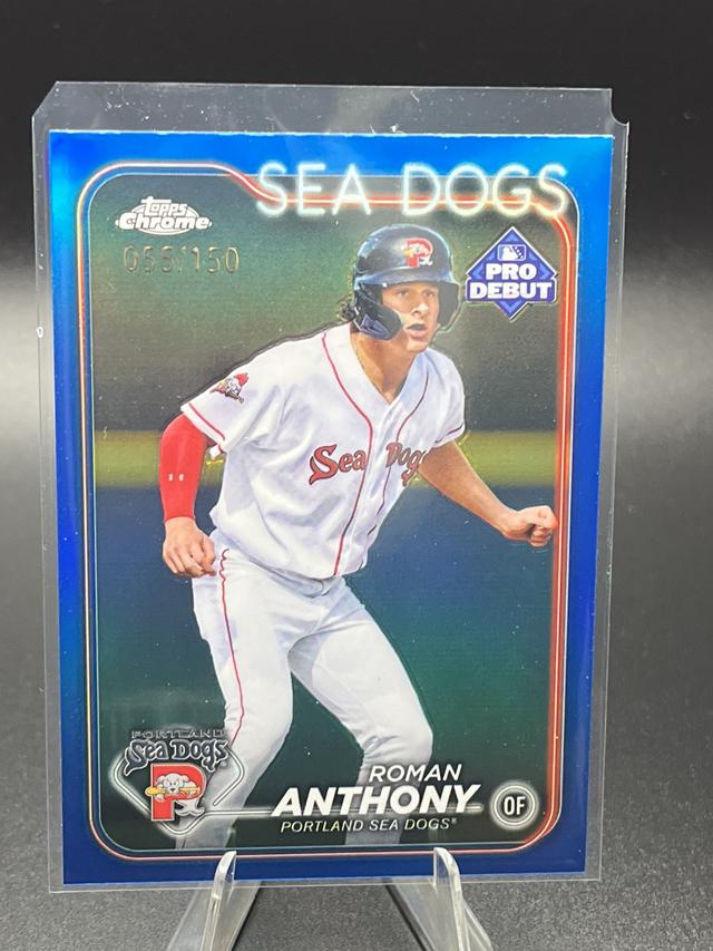 2024 Topps Pro Debut Roman Anthony Chrome Blue Refractors /150 #PDC-39