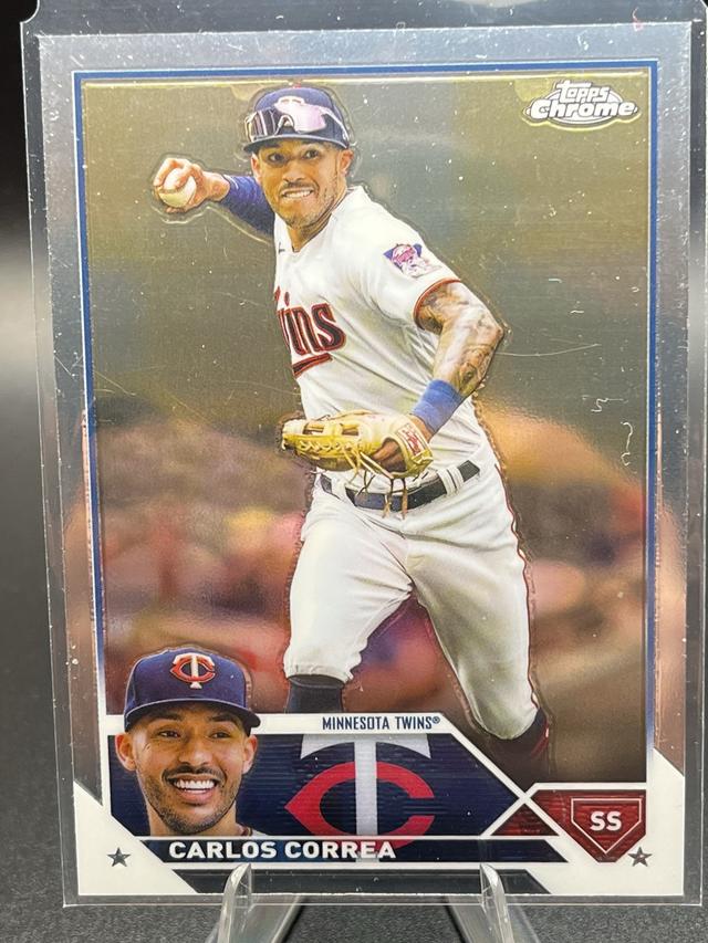 2023 Topps Chrome Carlos Correa BASE CARDS I #140