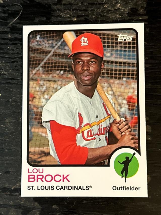 2014 Topps Archives Lou Brock Base Set #45